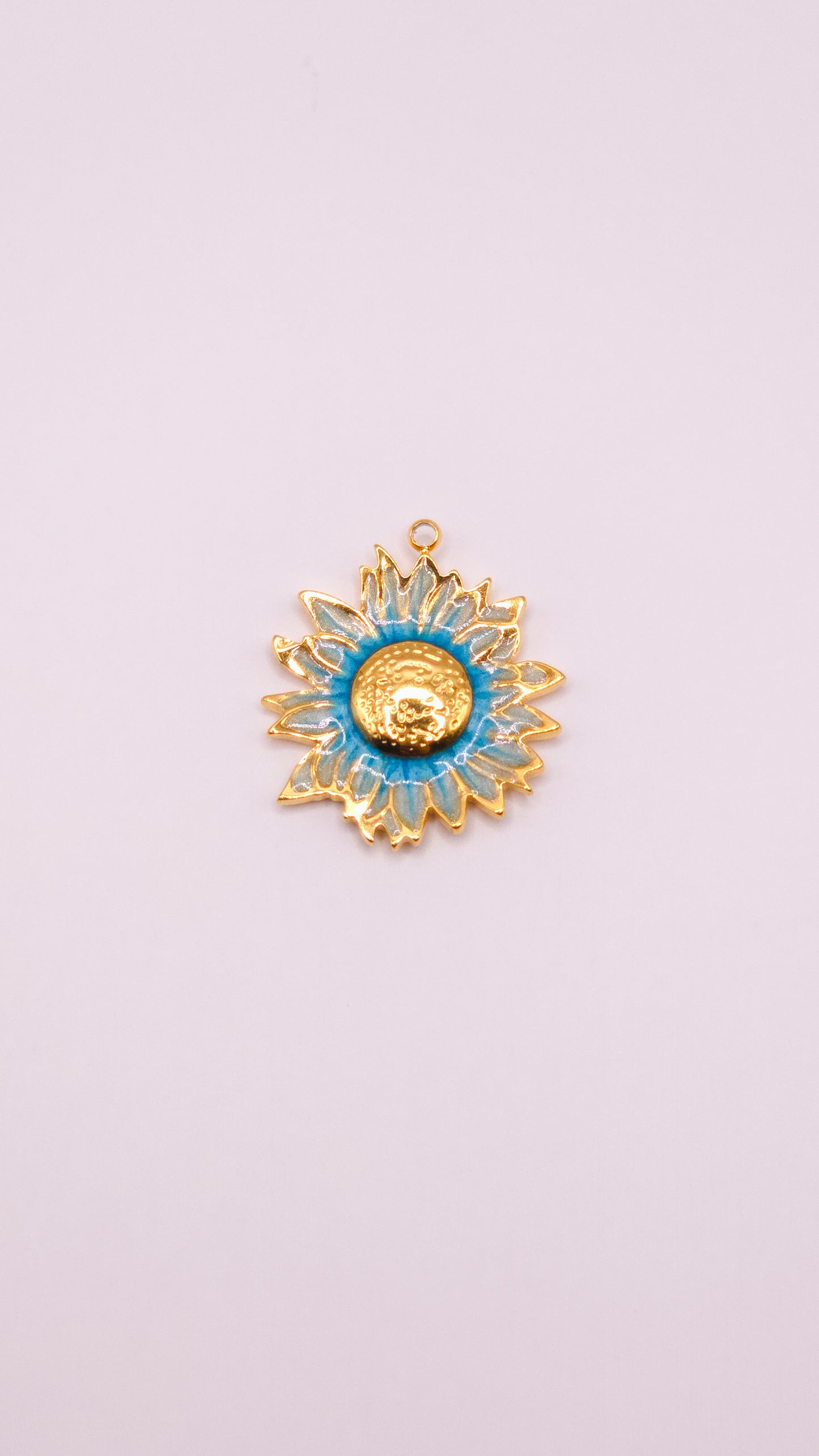 Fleur dégradé bleu